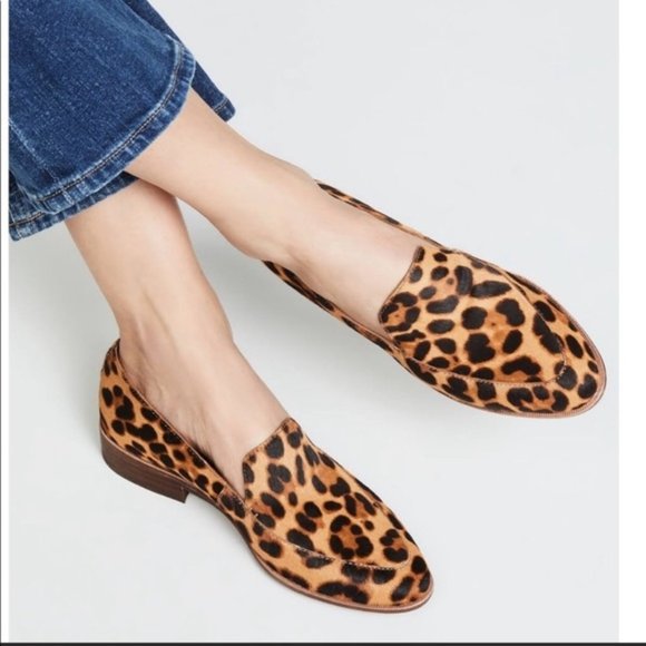 Madewell Shoes - Madewell Frances Loafer in Leopard Calf Hair Sz 8